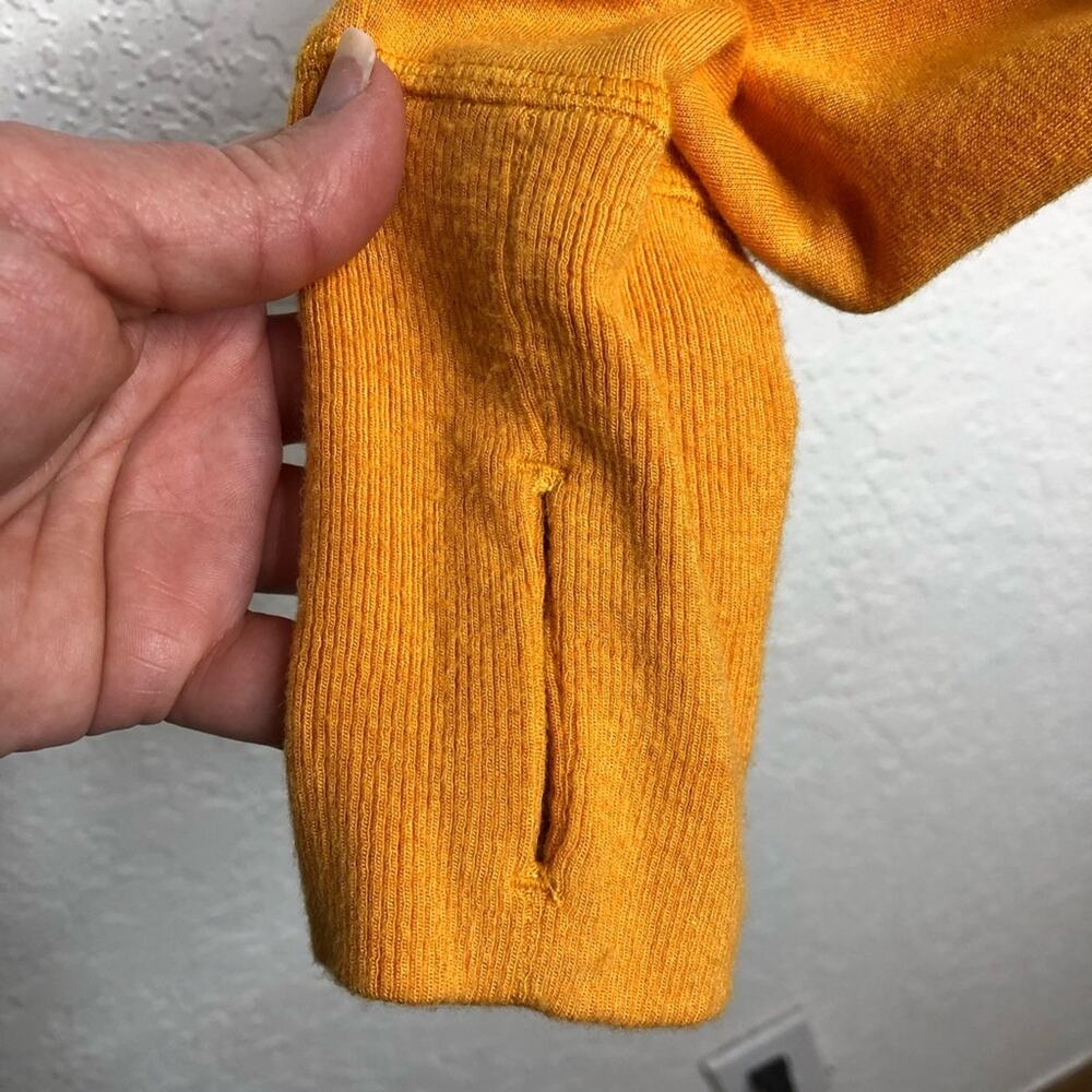 Athleta orange long sleeve knit pullover top size Extra Small XS - Picture 13 of 15